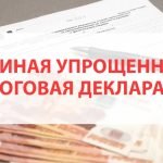 Единая (упрощенная) налоговая декларация